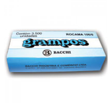 Grampo-Para-Grampeador-106/6-Aco-C/-3500-Grampos---Bacchi