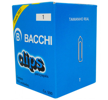 Clips-Bacchi-Galvanizado-N.-1-500g-C/950-Unidades