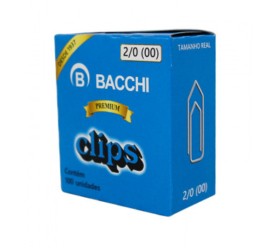 Clips-Bacchi-Galvanizado-N.-2/0-(00)-C/100-Unidades