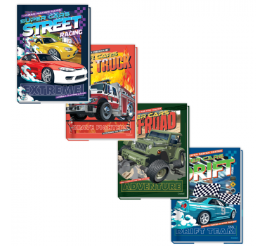 Caderno-Brochurao-Super-Cars-80-Fls-Credeal
