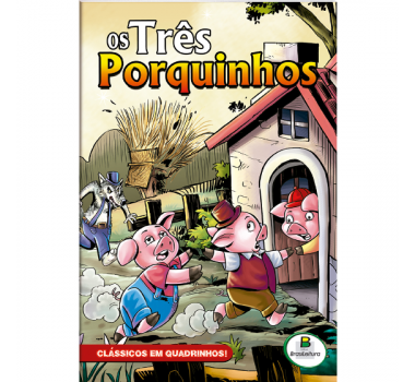 Livro-Classicos-Em-Quadrinhos-Tres-Porquinhos