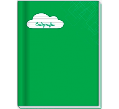 Caderno-Caligrafia-Brochurao-Cost.-C.D-40-Folhas-Verde-Credeal
