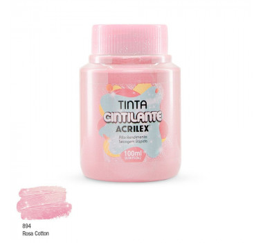 Tinta-Cintilante-100ml-Rosa-Cotton-894-Acrilex
