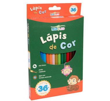 Lapis-De-Cor-36-Cores-Sextavado-Leo-&-Leo