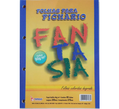 Bloco-P/Fichario-Fantasia-90g-80Fls-Tamoio