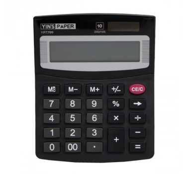 Calculadora-De-Mesa-10-Dig.-Yins-Paper-YP7799