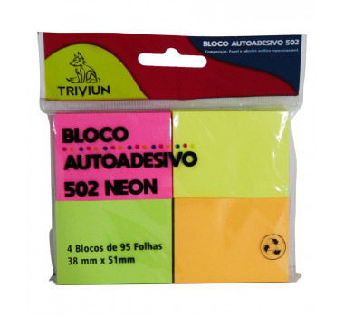 Bloco-Adesivo-38x51mm-Neon-4-Cores-95-Folhas-Triviun---TN