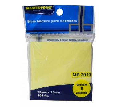 Bloco-Adesivo-75x75mm-Amarelo-100-Folhas-MP2010-Masterprint