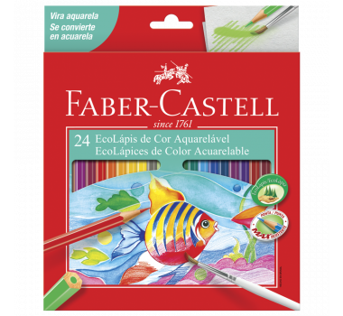 Lapis-De-Cor-Faber-Castell-Aquarelavel-C/24-Cores