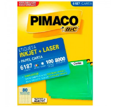 Etiqueta-Pimaco-Carta-C/100-Fls-12,7-x-44,45mm-CX-C/8000-Ref.-6187