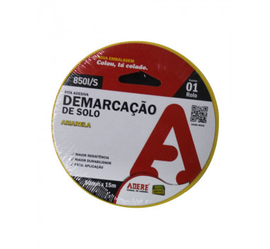 Fita-Demarcacao-De-Solo-Amarela-Adere-50X15