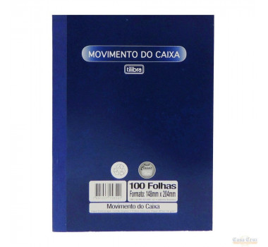 Livro-Movimento-Do-Caixa-Pequeno-1/4-100Fls-Tilibra
