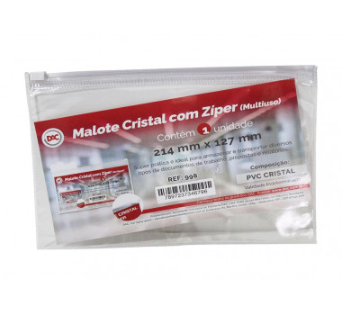 Malote-Cristal-C/Ziper-215x123mm