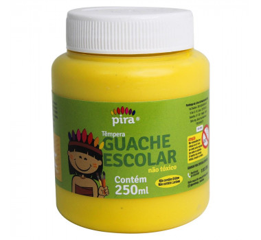 Tinta-Guache-Piratininga-Amarelo-250ml