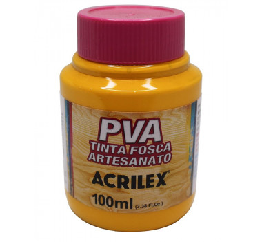 Tinta-Plastica-PVA-100ml-Amarelo-Ouro-505-Acrilex