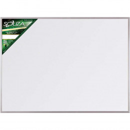 Quadro Branco Moldura Aluminio 120x90cm Popular - Souza