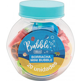 Borracha Tilibra Mini Bubble Pote C/20