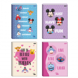 Caderno Brochurao Disney Emoji 80 Fls Jandaia