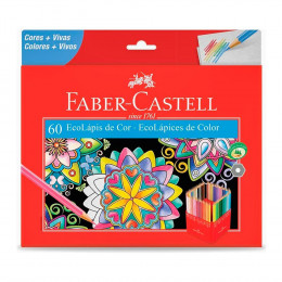Lápis De Cor Faber-Castell Kit 60 Cores