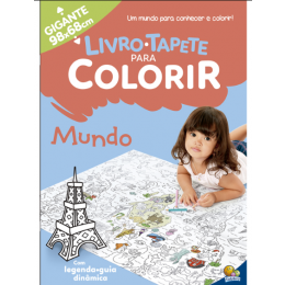 Livro Infantil Tapete P/ Colorir: Mundo