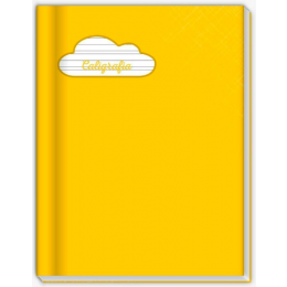 Caderno Caligrafia Brochurao Cost. C.D 40 Folhas Amarelo Credeal