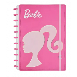 Caderno Inteligente Grande CI Barbie Pink 80 Fls