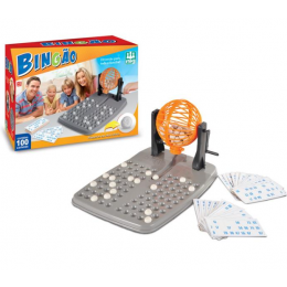 Jogo de Bingo - Bingão 100 Cartelas - Brinquedos NIG
