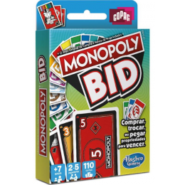 Jogo de Cartas - Monopoly Bid - COPAG