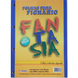 Bloco P/Fichario Fantasia 90g 80Fls Tamoio
