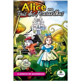 Livro Classicos Em Quadrinhos Alice No Pais Das Maravilhas