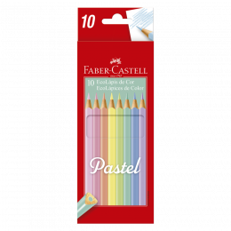 Lápis De Cor Faber Castell Pastel C/10 Cores