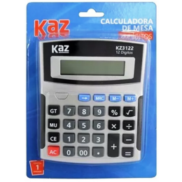 Calculadora De Mesa 12 Dig. KZ3122 Kaz