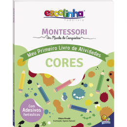 Livro Infantil Escolinha Montessori Meu Primeiro Livro Atividades... Cores