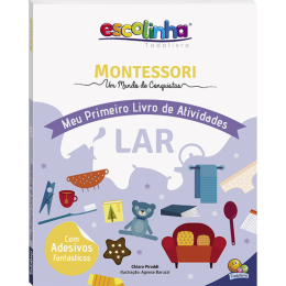 Livro Infantil Escolinha Montessori Meu Primeiro Livro Atividades... Lar